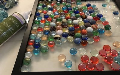 Framed Window Art – Glass Gem Project