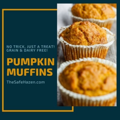 Pumpkin Muffins – Clean Autumn Snack – Grain and Dairy Free!